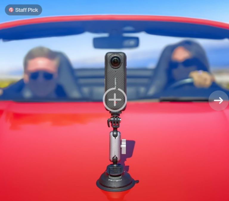 L’Insta360 X4 8K 360° action cam permet aux créateurs de contenu de filmer d’abord et de recadrer ensuite